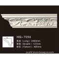 HG7054 polyurethane pu foam architectural lightweight moulding pop ceiling design for ceiling with pu cornice